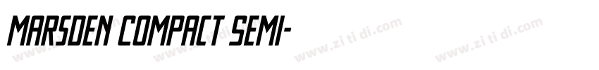 Marsden Compact Semi字体转换